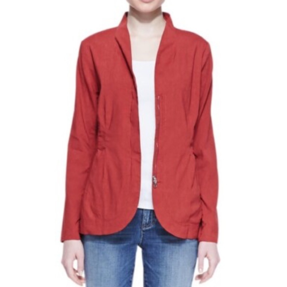 Eileen Fisher Linen Blend Jacket Size Pp